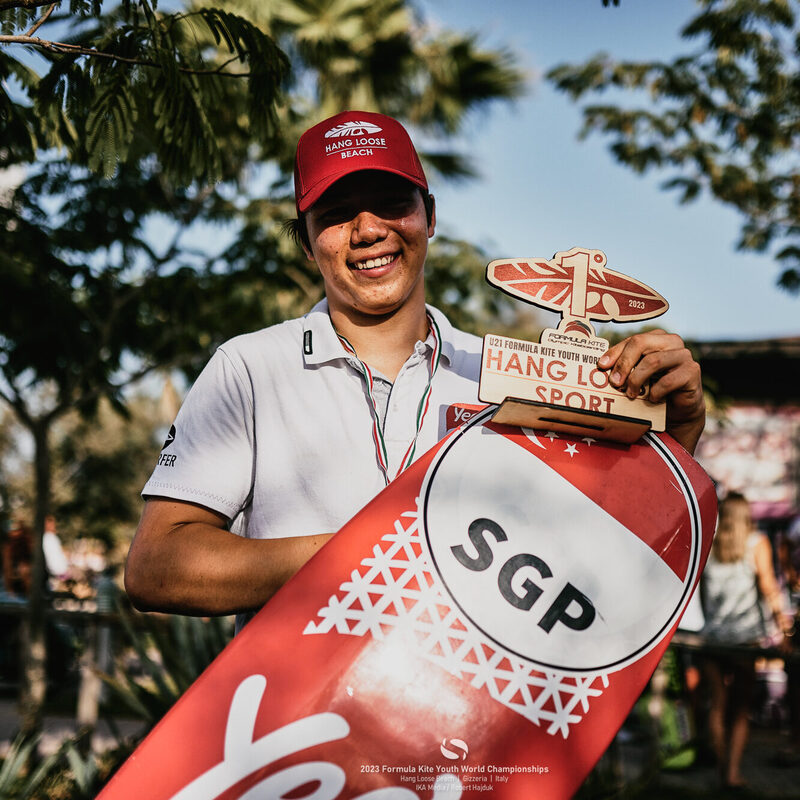 Maximilian Maeder KiteFoil World Jr 2023 Polo
