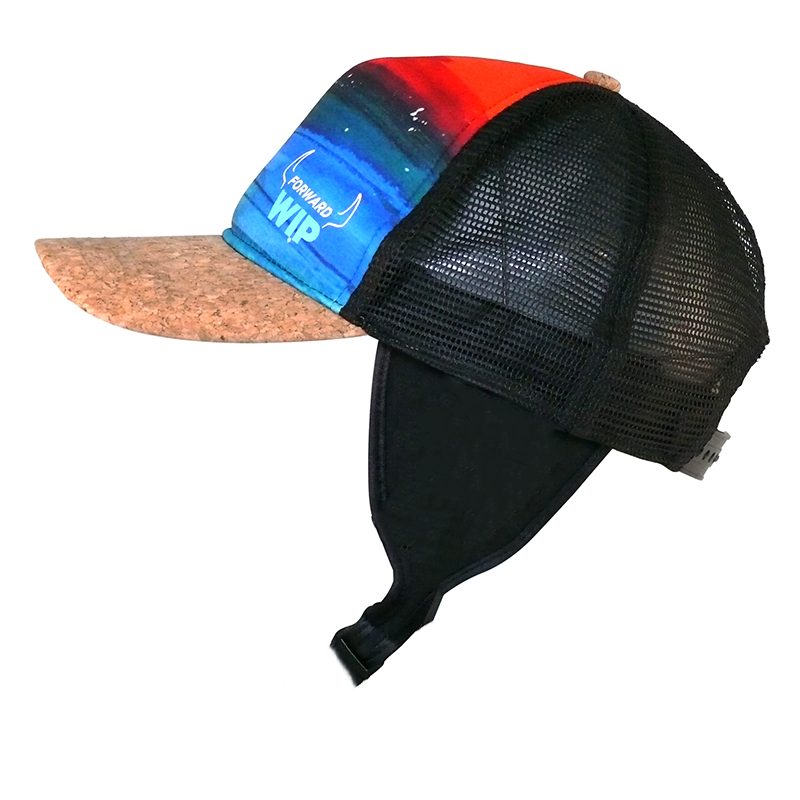 1. COOL CAP - SUNSET WITH FIXES EAR STRAP